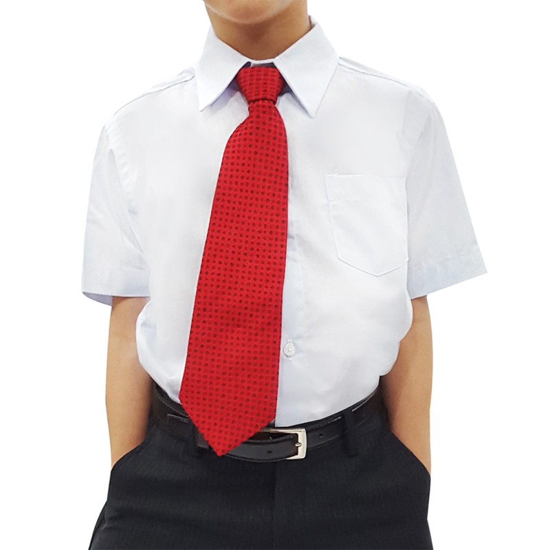 camisa social branca infantil masculina